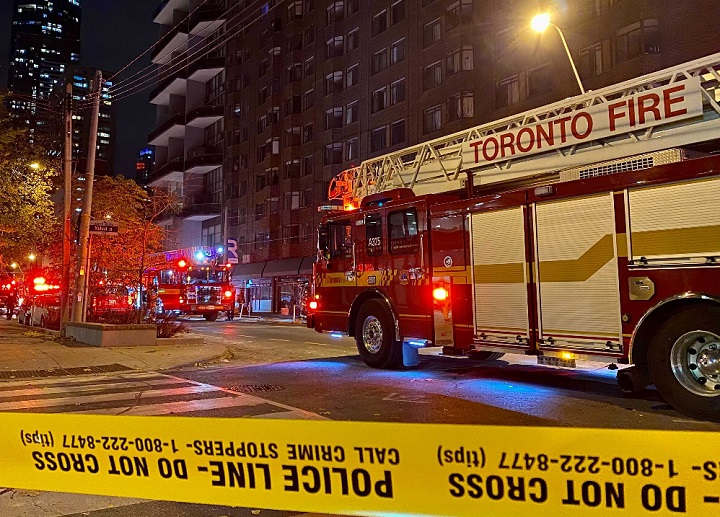 Emergency crews were called to the Neill-Wycik Co-operative College building just before 10:40 p.m. on Monday.