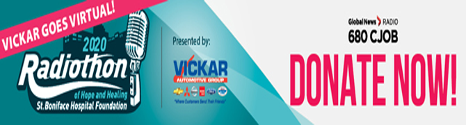 St. Boniface Hospital Foundation Vickar Goes Virtual Radiothon of Hope and Healing