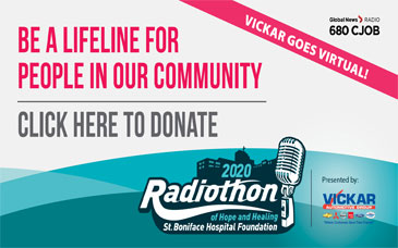 St. Boniface Hospital Foundation Vickar Goes Virtual Radiothon of Hope and Healing - image