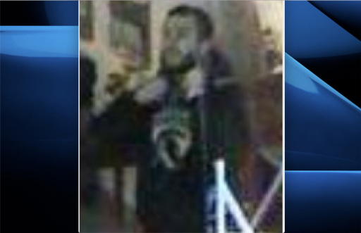 London Police are looking for a man wanted in connection to a break-in at a bank in North London at 97 Fanshawe Park Road East