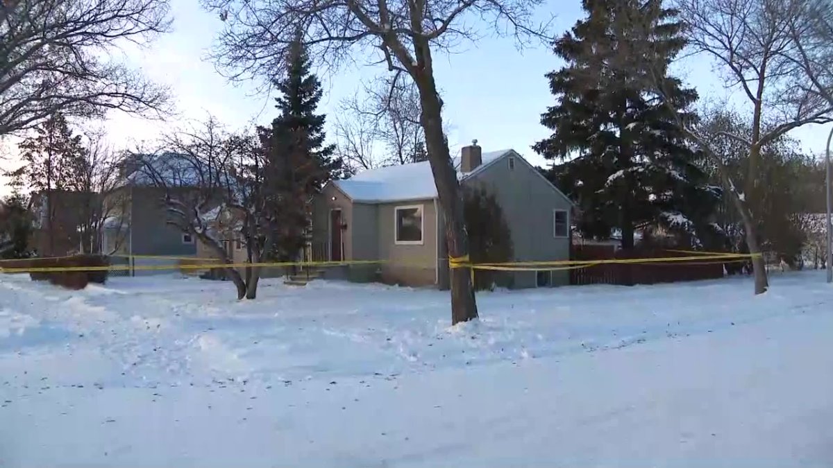 A home on 102 Street near 121 Avenue in Edmonton's Westwood neighbourhood was blocked off as police investigated a death in the home. Wednesday, November 11, 2020.
