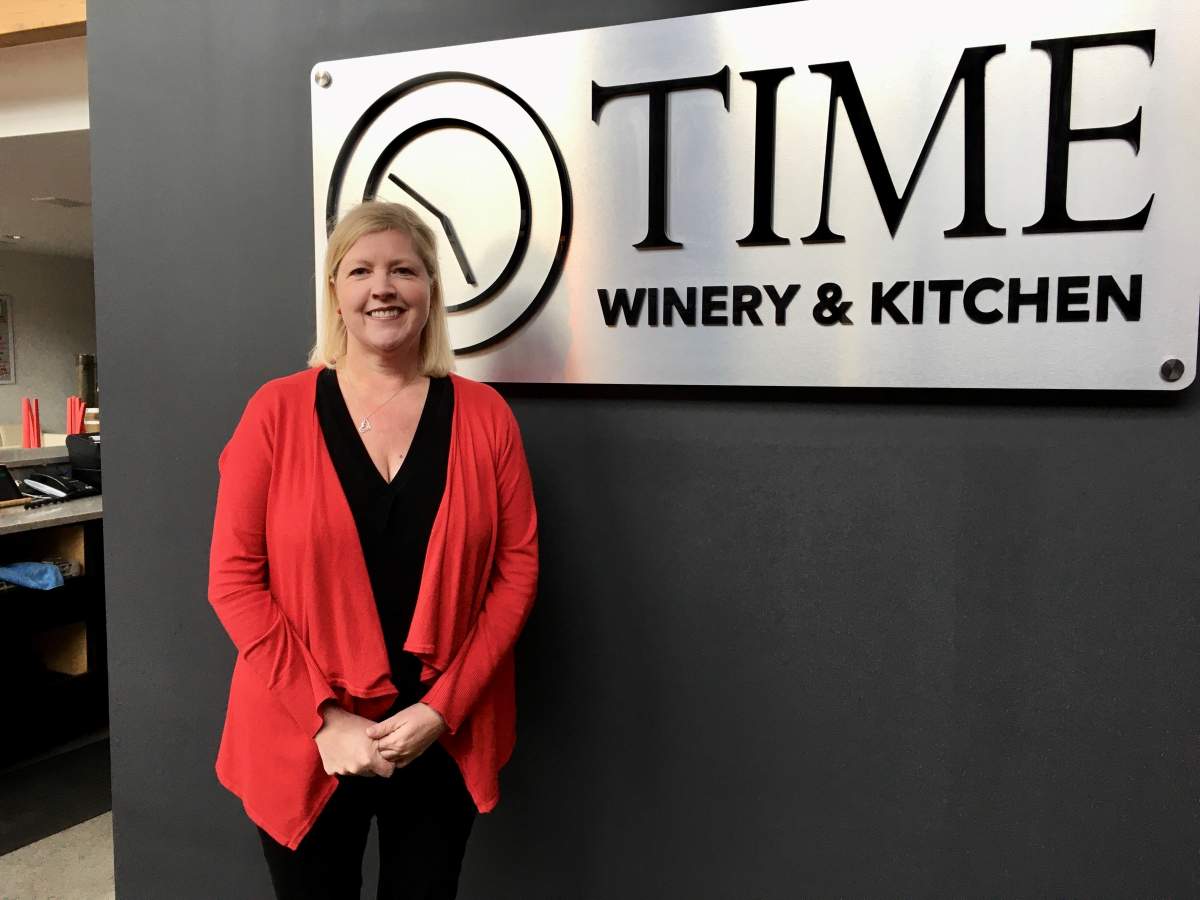 Christa-Lee McWatters, the general manager at TIME Winery, said the loss of the winery’s patio to make way for a bike lane would be “detrimental” to the business.