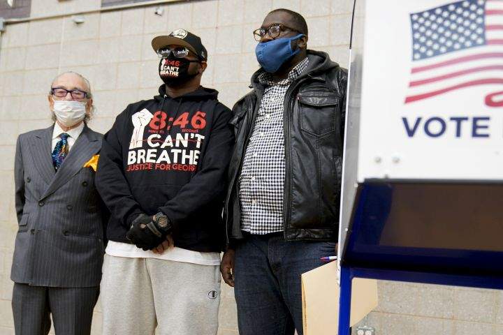 George Floyd’s brother rallies American voters on Election Day - image