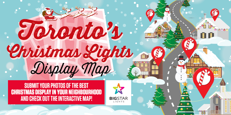 Toronto’s Christmas Lights Display Map - image