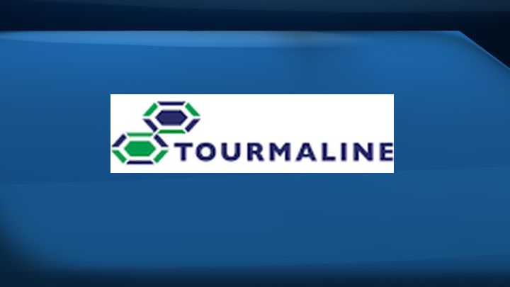 A file photo of the logo for Tourmaline Oil Corp. 