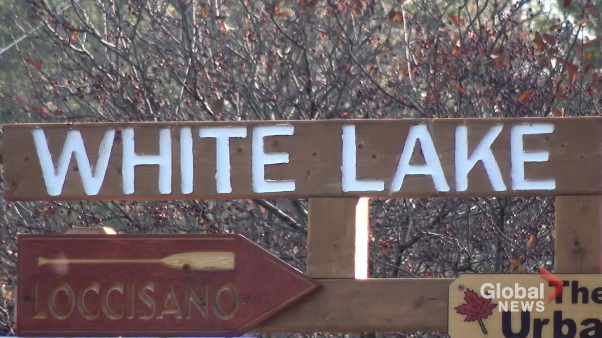 A Peterborough man died in hospital after capsizing in a canoe on White Lake on Friday.