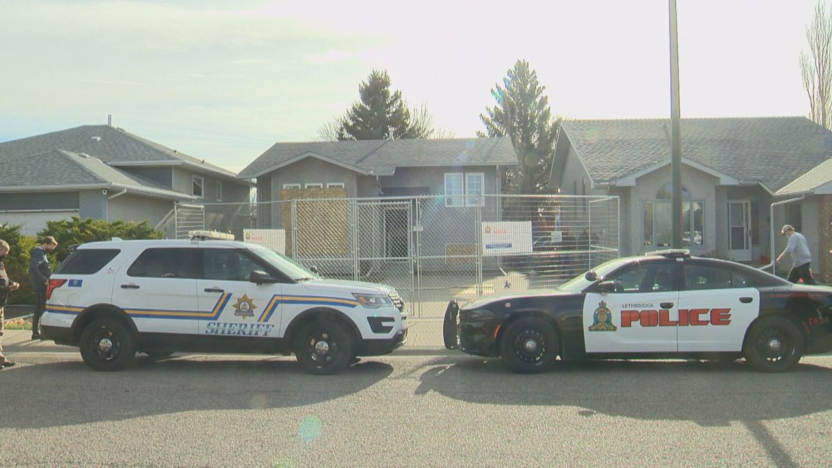 Alberta Sheriffs shut down another drug house in Lethbridge.