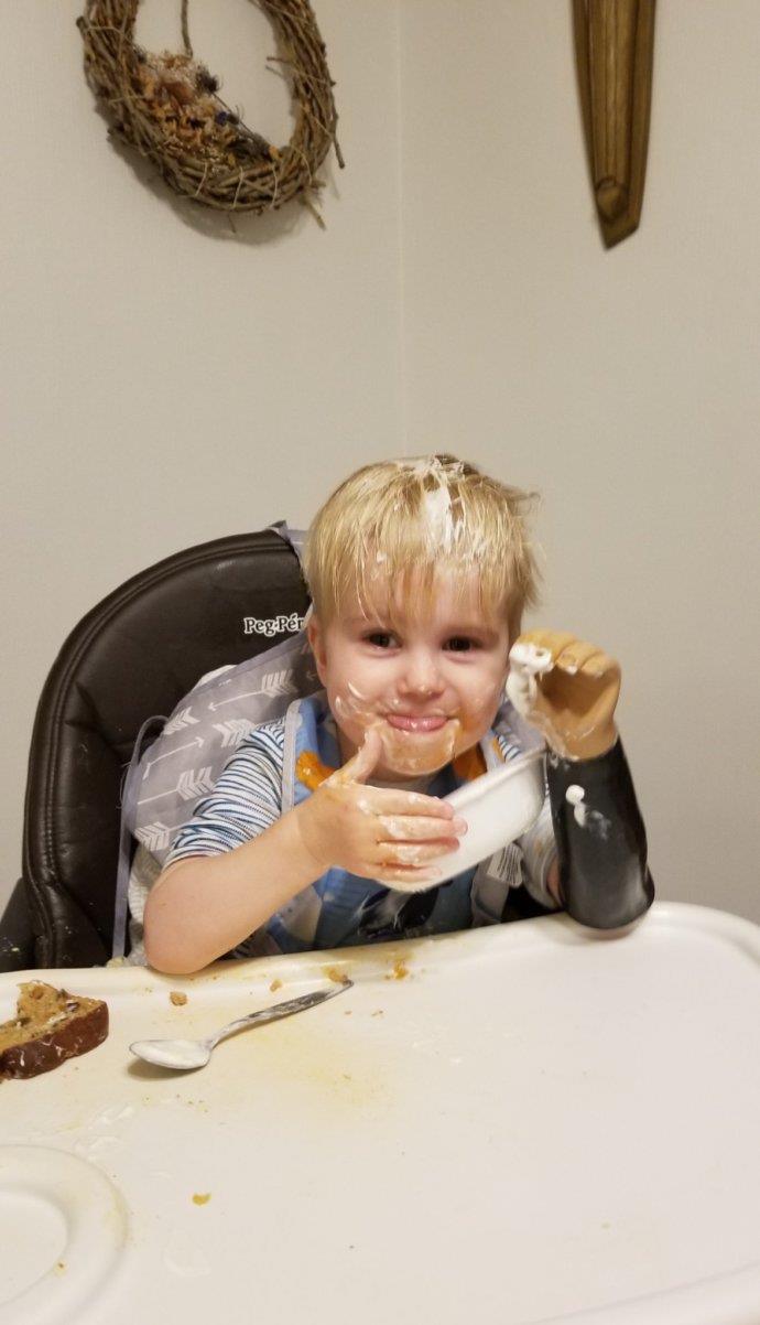 The prosthetic left limb that two-year-old Davy Barchet uses regularly was stolen from his mother's car in Winnipeg on Tuesday.