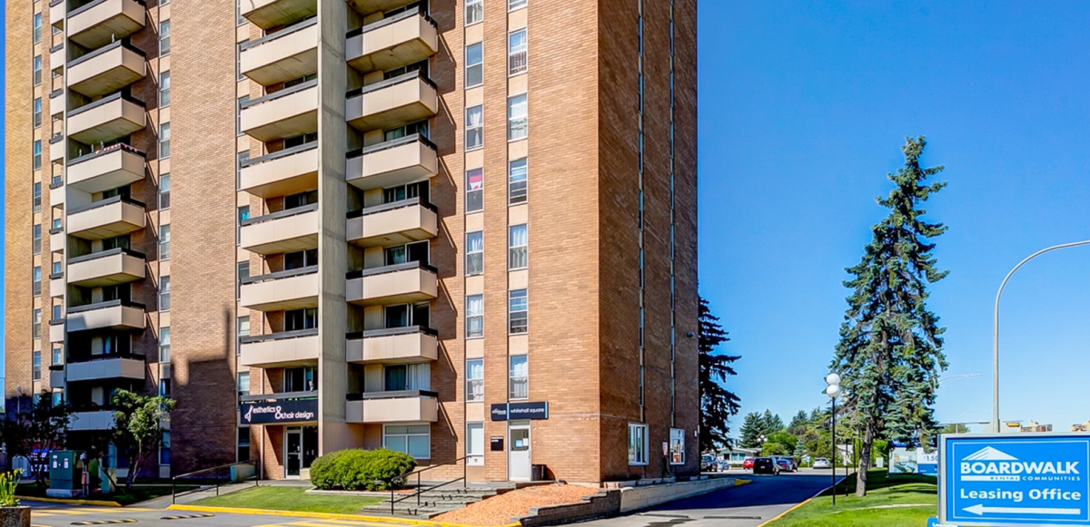 A file shot of Whitehall Square apartments in downtown Edmonton. 