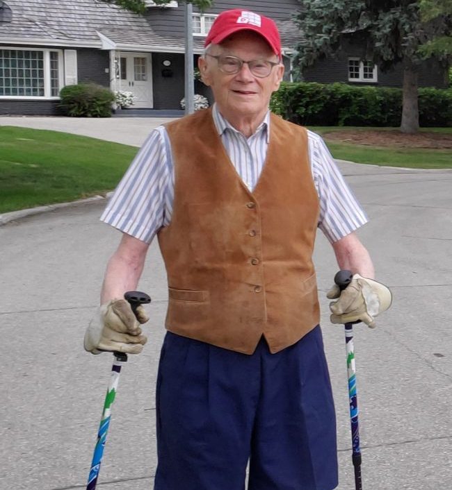 Arts lover Douglas MacEwan, 96.