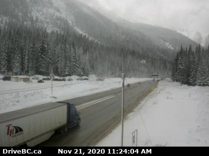 Drivers should expect closures of up to an hour on Rogers Pass as crews carry out avalanche work. 