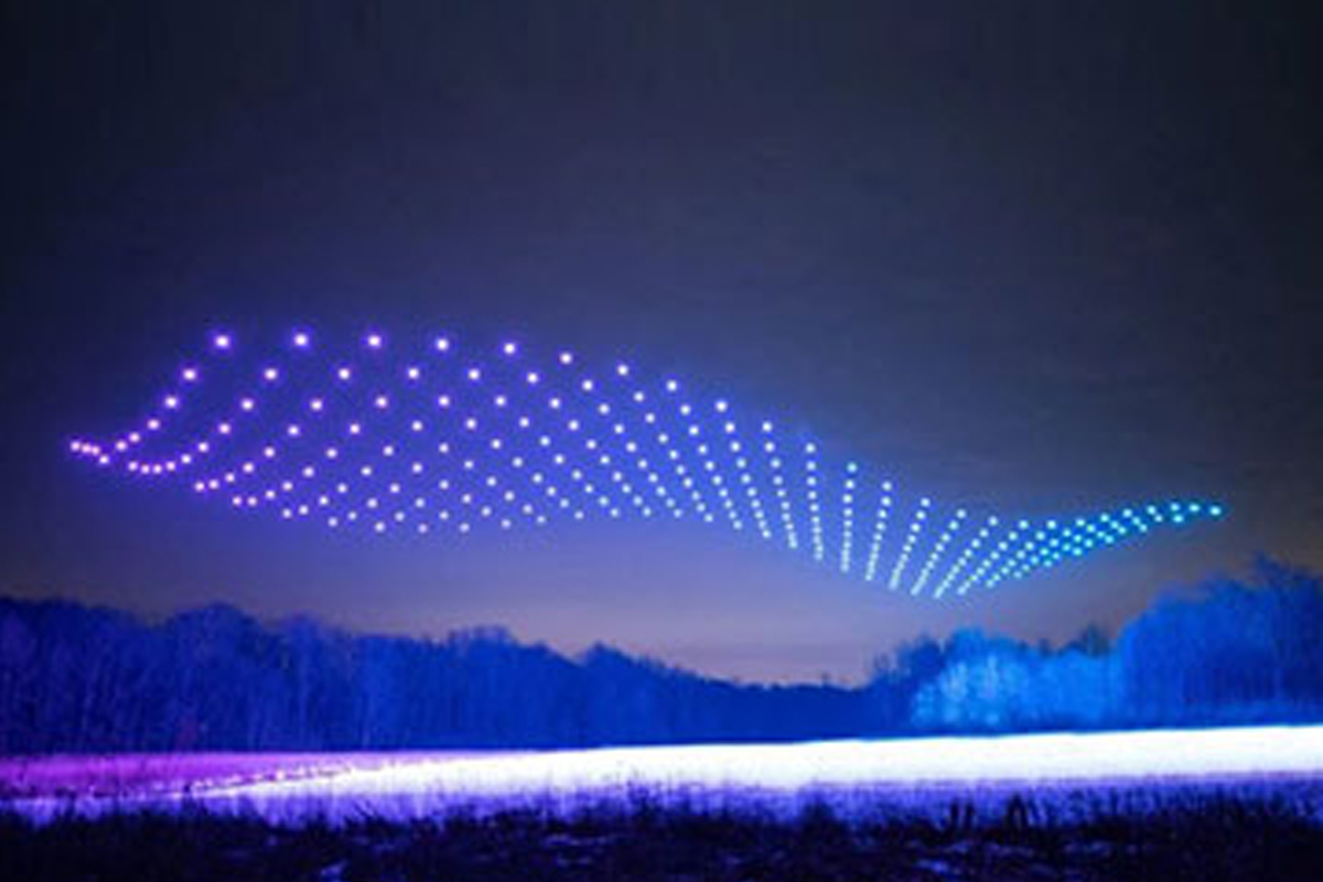 Drone light show coming to Bingemans in Kitchener on Saturday