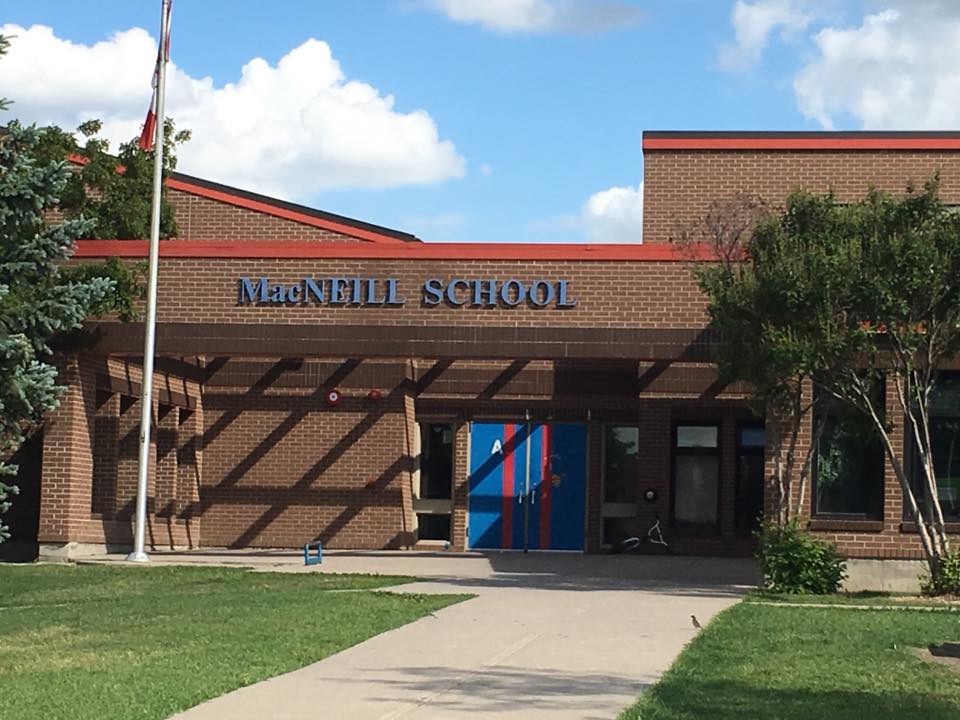 MacNeill Elementary School in Regina. 