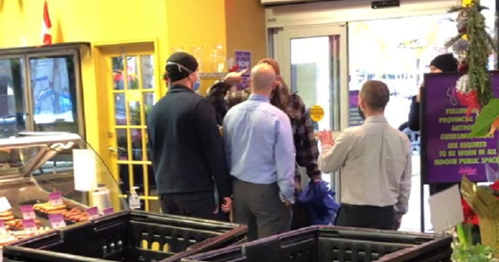 Man facing charges over anti-mask confrontation in Victoria grocery ...