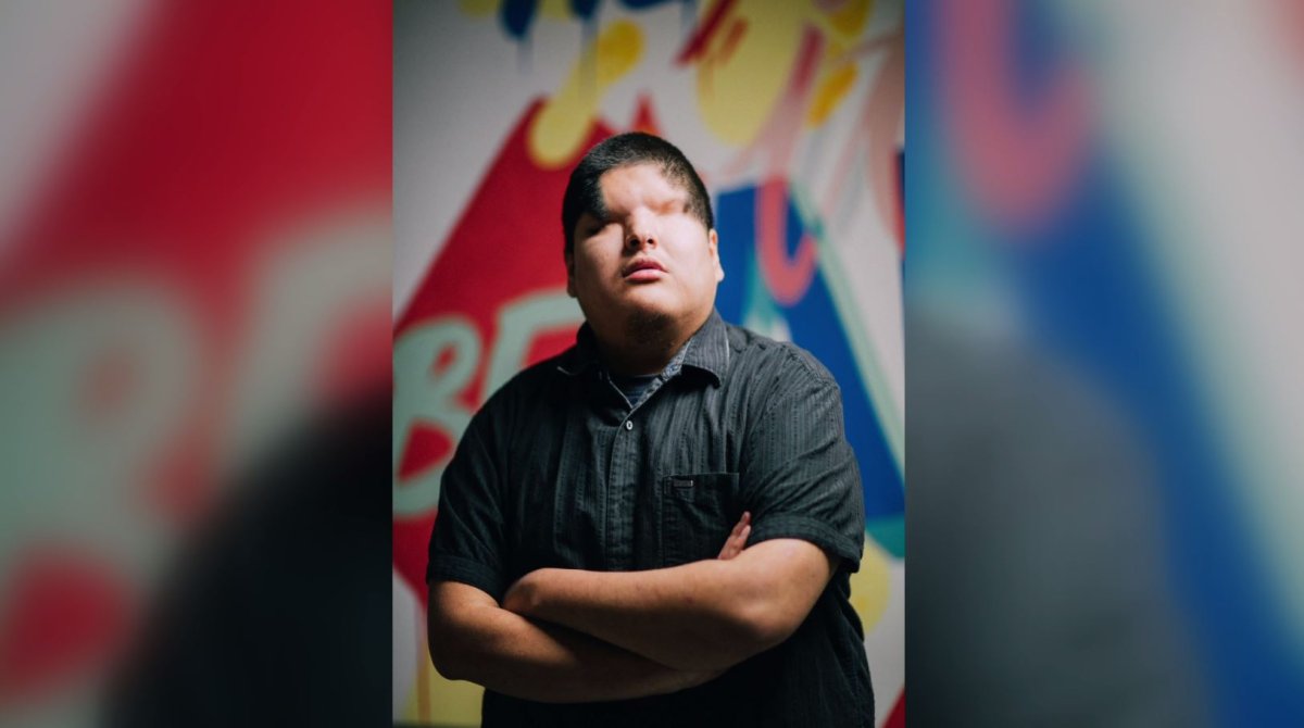 Matthew Monias, a musician and producer from Garden Hill First Nation in Manitoba.