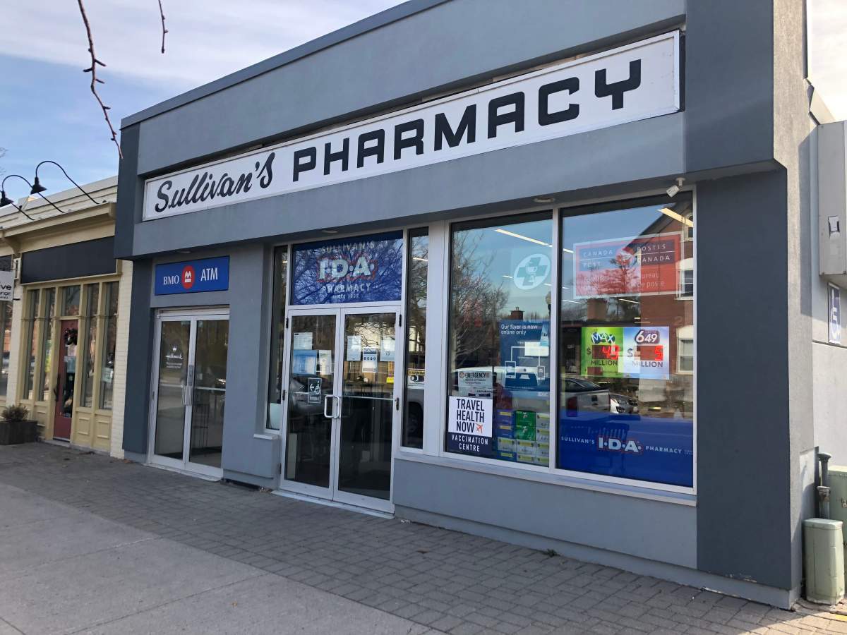 Sullivan's Pharmacy in Peterborough isn't receiving enough flu vaccines to support demand.