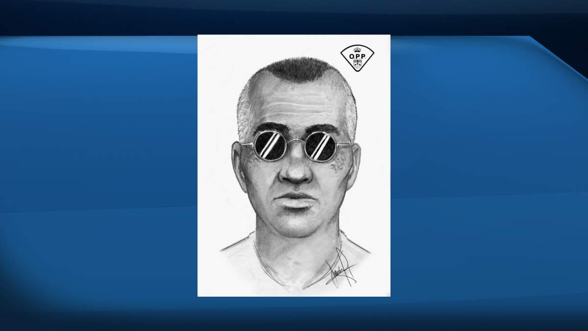 OPP produced a composite sketch of the suspect in an attempted child abduction earlier this month. He is described as 50 to 60 years old with dark hair, greying on the sides.