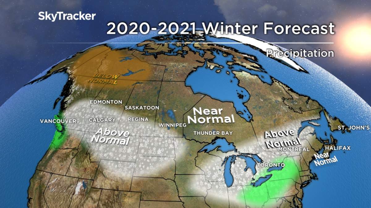 2020-2021 winter forecast: Here’s what weather Canadians can expect coast to coast to coast - image