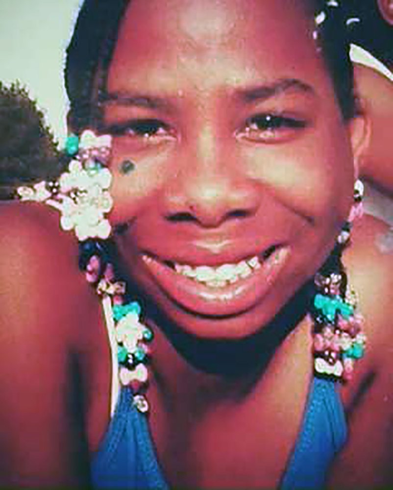 This undated photo provided by Jimmie Edwards III shows his sister Tyesha Edwards.