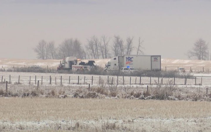 Man killed in crash east of Calgary on Highway 22X
