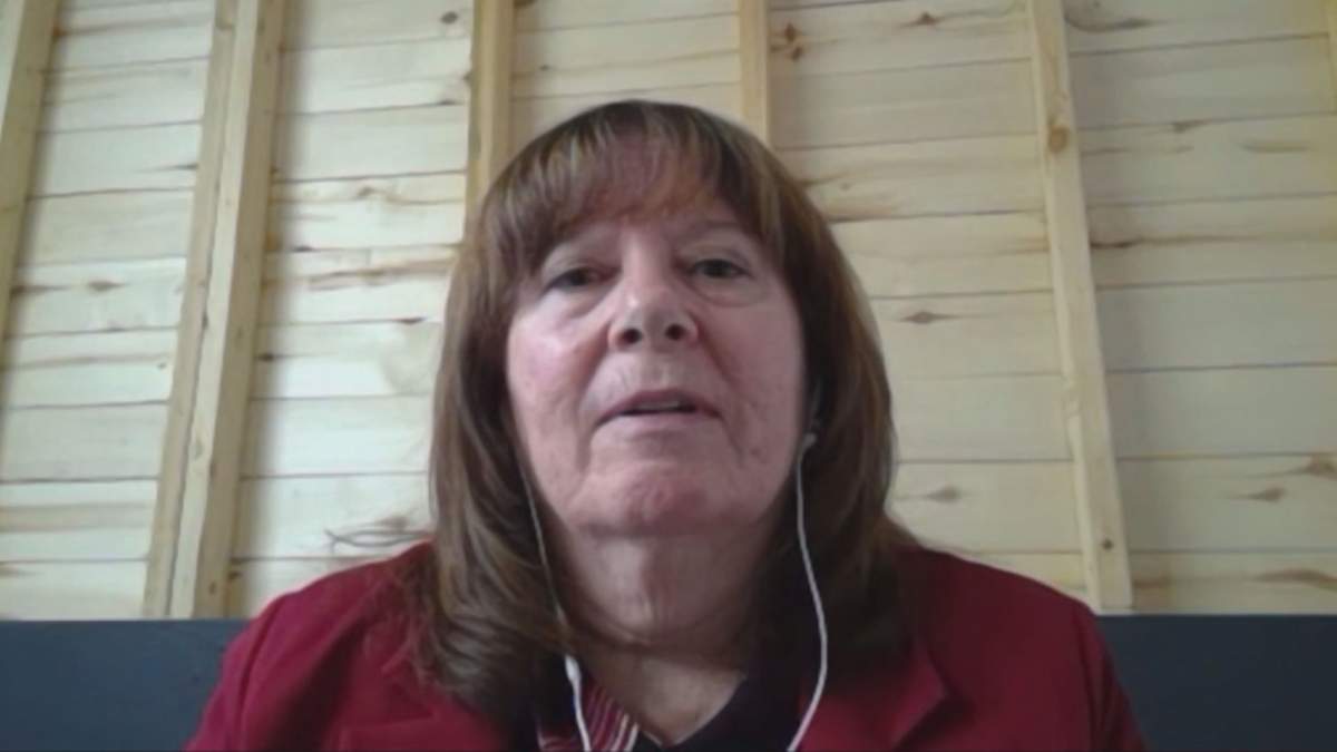 Former Energy Minister Marg McCuaig-Boyd speaks to Global News via Zoom.