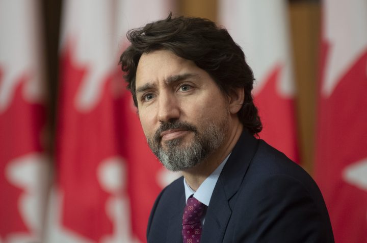 Prime Minister Justin Trudeau is seen during a news conference in Ottawa, Monday, Dec. 7, 2020. THE CANADIAN PRESS/Adrian Wyld