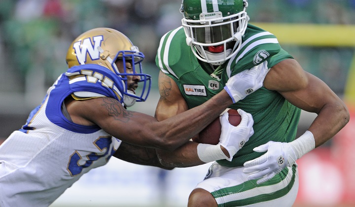Saskatchewan Roughriders' wide receiver Shaq Evans apoligizes for his reaction to fans commenting negativley towards the Black Lives Matters movement in the summer. 