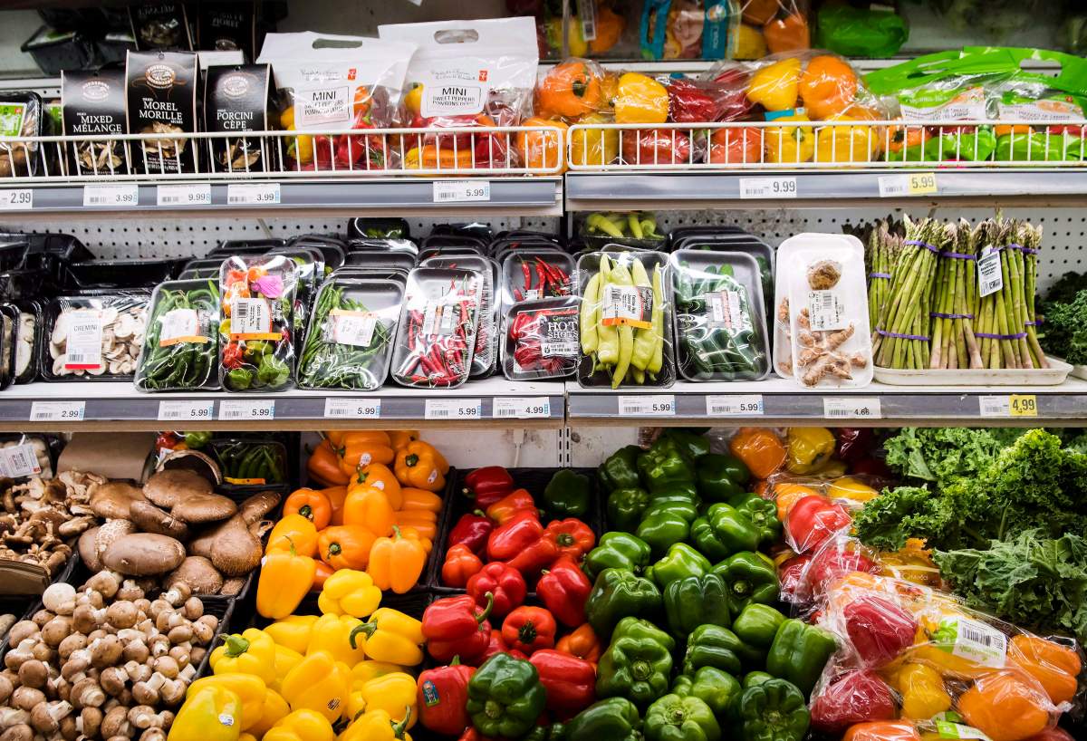 Produce is shown in a grocery store in Toronto on Friday, Nov. 30, 2018.
