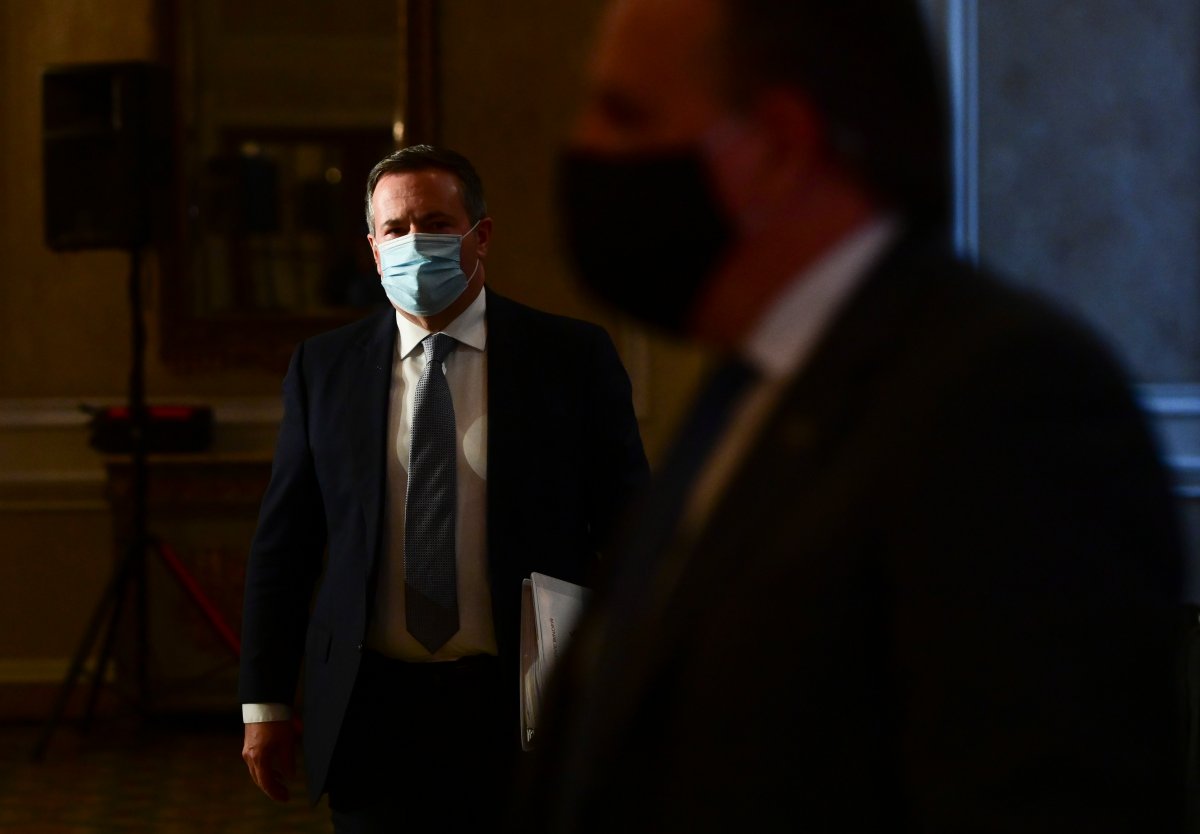 Of the nine MLAs caught jetting off to foreign climes during the COVID-19 pandemic, all of the culprits were members of the governing United Conservative Party, or senior staffers in the UCP government of Premier Jason Kenney. (left).