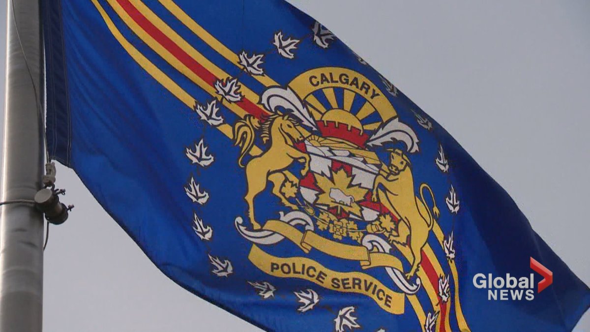 The Calgary Police Service flag.