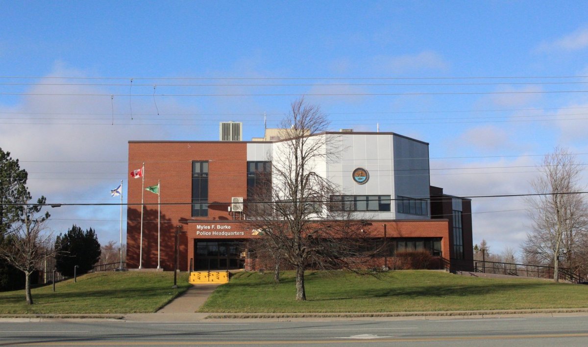The Cape Breton Regional Police headquarters building is seen on Dec. 27, 2020. 