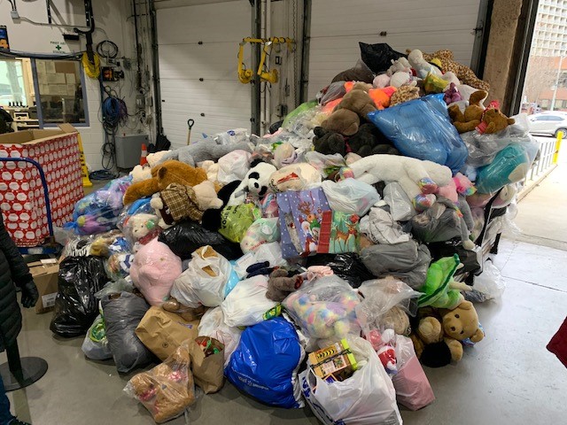 The bears will be delivered to the Salvation Army so they can be given to local children through the organization’s annual Christmas Hamper Program.