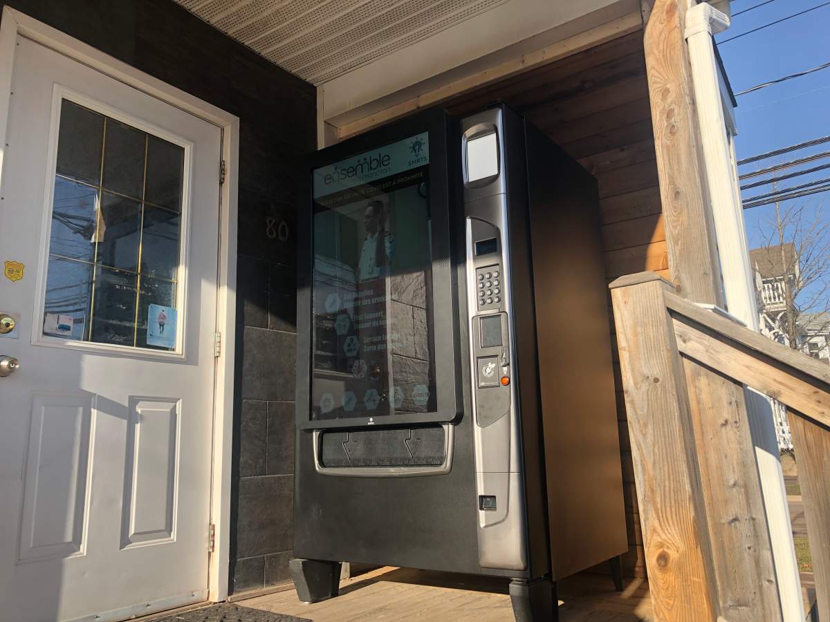 Ensemble Moncton’s executive director says the new interactive dispensing service will not address the drug problem, but it will help people who use substances do so safely