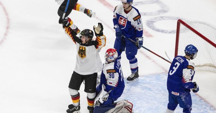 Nemecko boduje v OT víťazstvom 4: 3 nad Slovenskom na majstrovstvách sveta juniorov v hokeji
