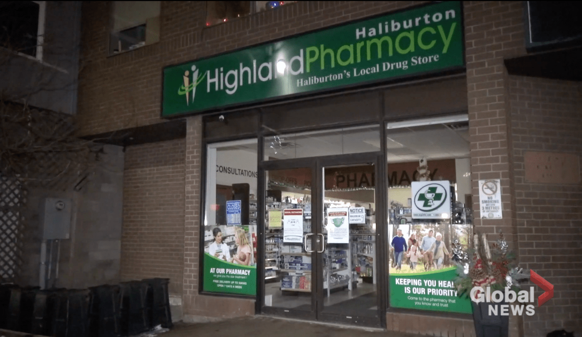 Haliburton Highlands OPP are investigating a robbery at Haliburton Highland Pharmacy on Wednesday night.