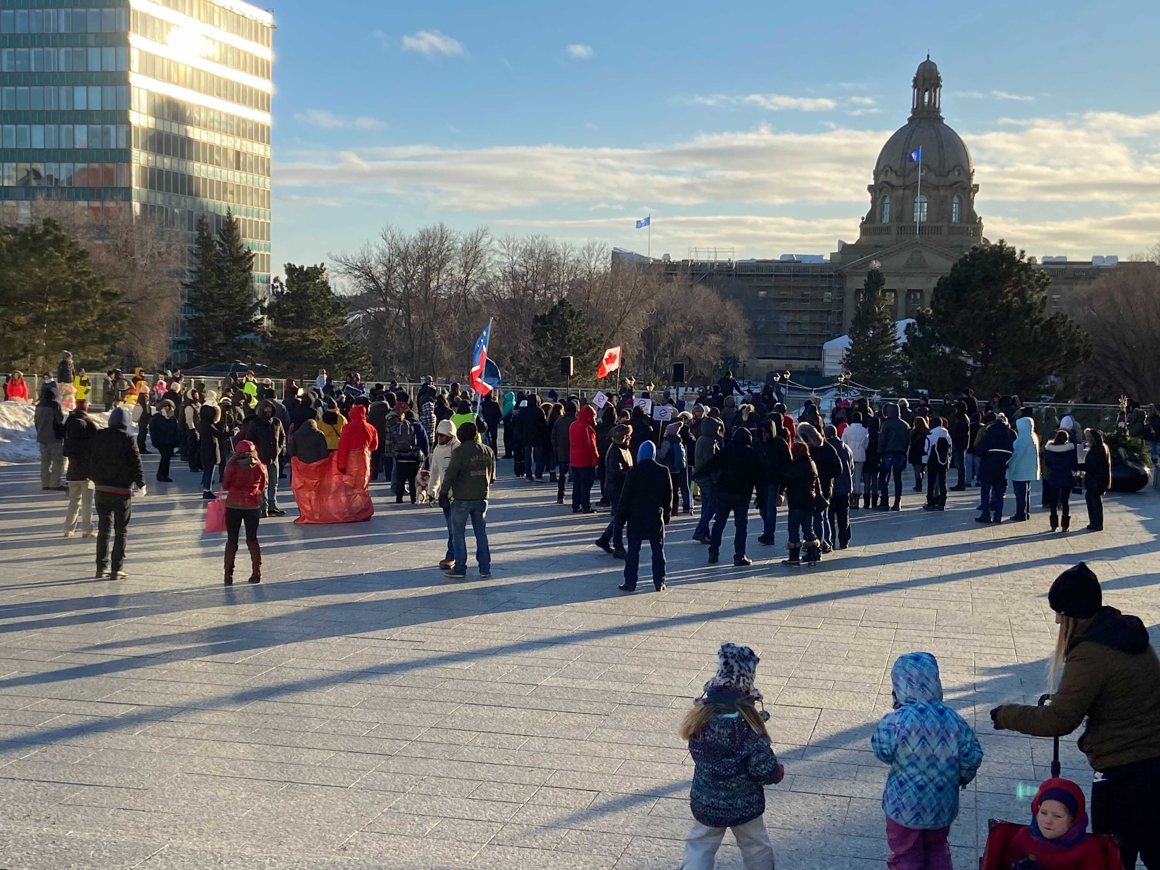 Calgary, Edmonton Protesters Rally Against COVID-19 Measures As Alberta ...