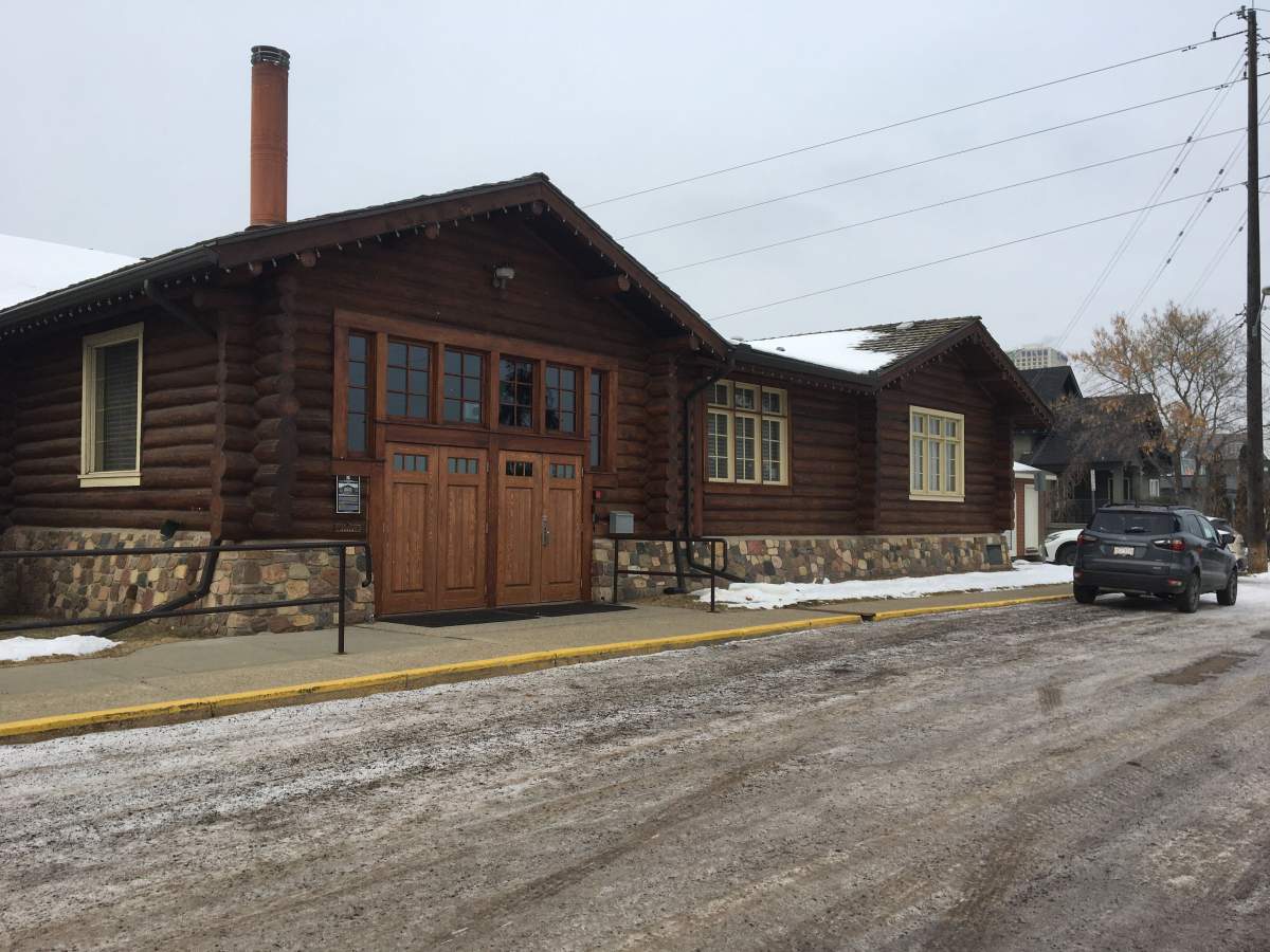 Edmonton's Pioneers Cabin, formerly known as the Old Timers Cabin on Monday, Dec. 14, 2020. 