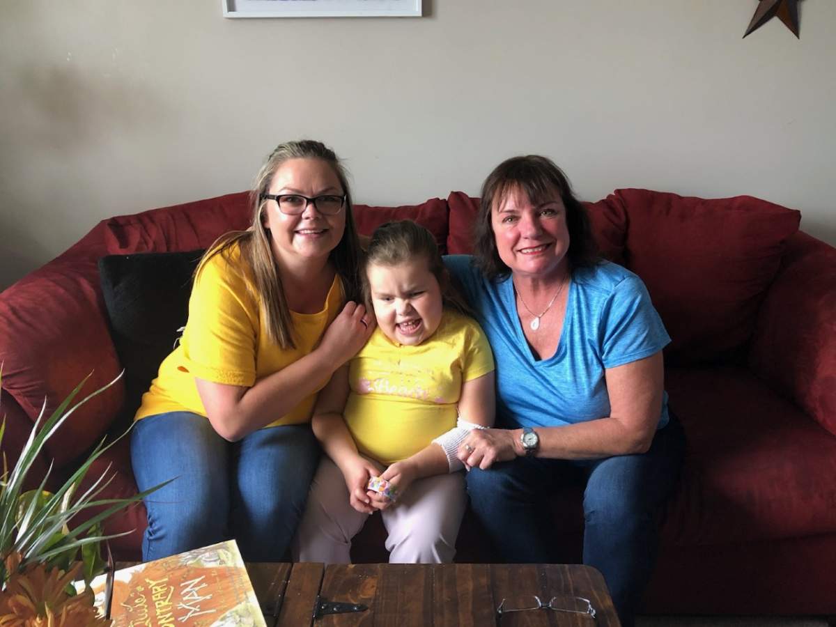 Jessica , Maddy and Barbara share in a photo from this year.