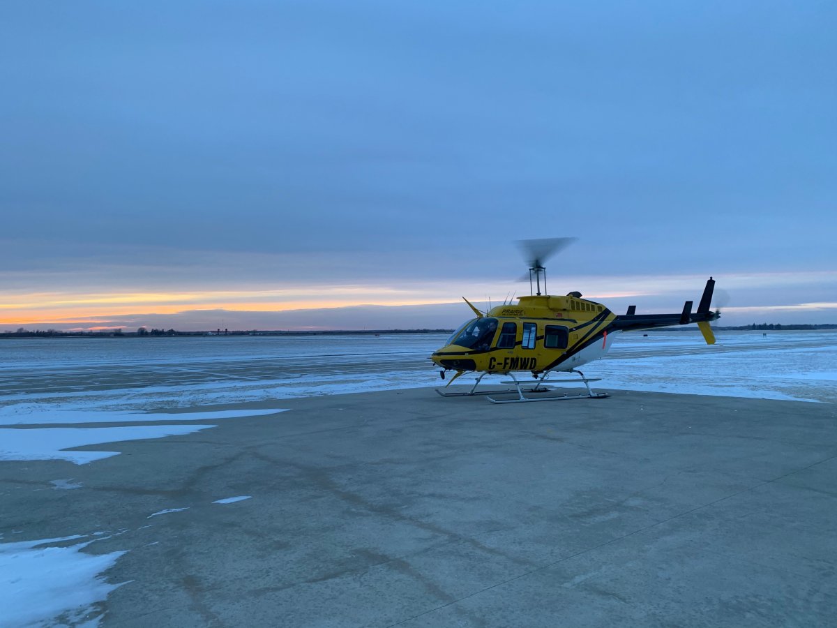 Prairie Helicopters Inc. on Lake Winnipeg in 2020.