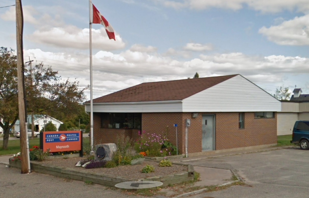 A man faces break and enter and other charges at the Canada Post office in Maynooth, Ont.