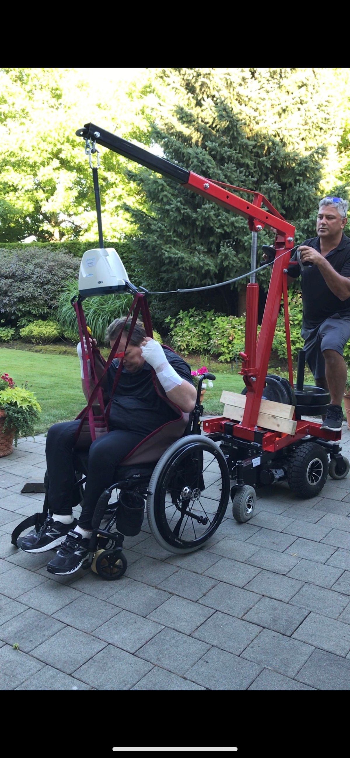 ‘The dream is gone’ Wheelchair hoist stolen from B.C. man who was