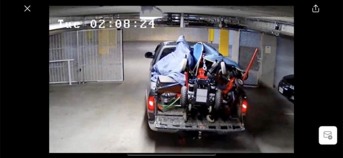 Do you recognize this truck? It is believed this was the truck used by the thieves. Photo submitted by Mike Hamill.