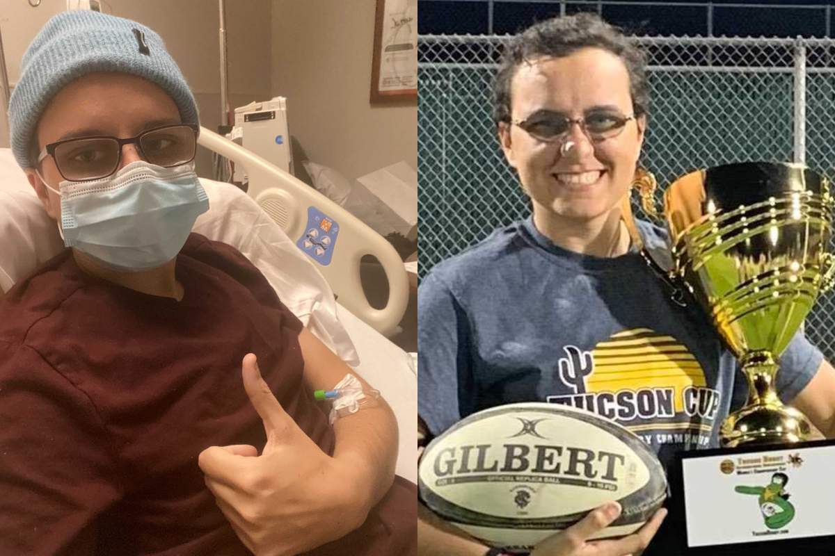 Riley Behrens considered himself a healthy, active and athletic 23-year-old before he was diagnosed with COVID-19. He said after his “mini-stroke,” simple tasks like walking his dog are a struggle.