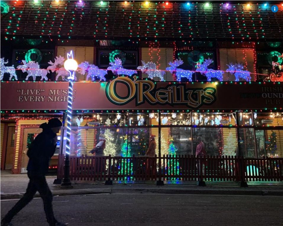 O'Reilly's Irish Newfoundand Pub, shown here in 2020 on George Street in downtown St. John's, is normally stuffed to the gills on Dec. 23. This year, with the dance floor shut down under public health restrictions, things will look a lot different. 