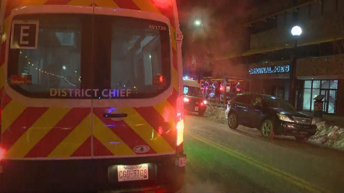 Fire crews were called around 3 a.m. Thursday, Dec. 31, 2020 to the 1200 block of Kensington Road after on-site security saw smoke coming from Original Joe's.