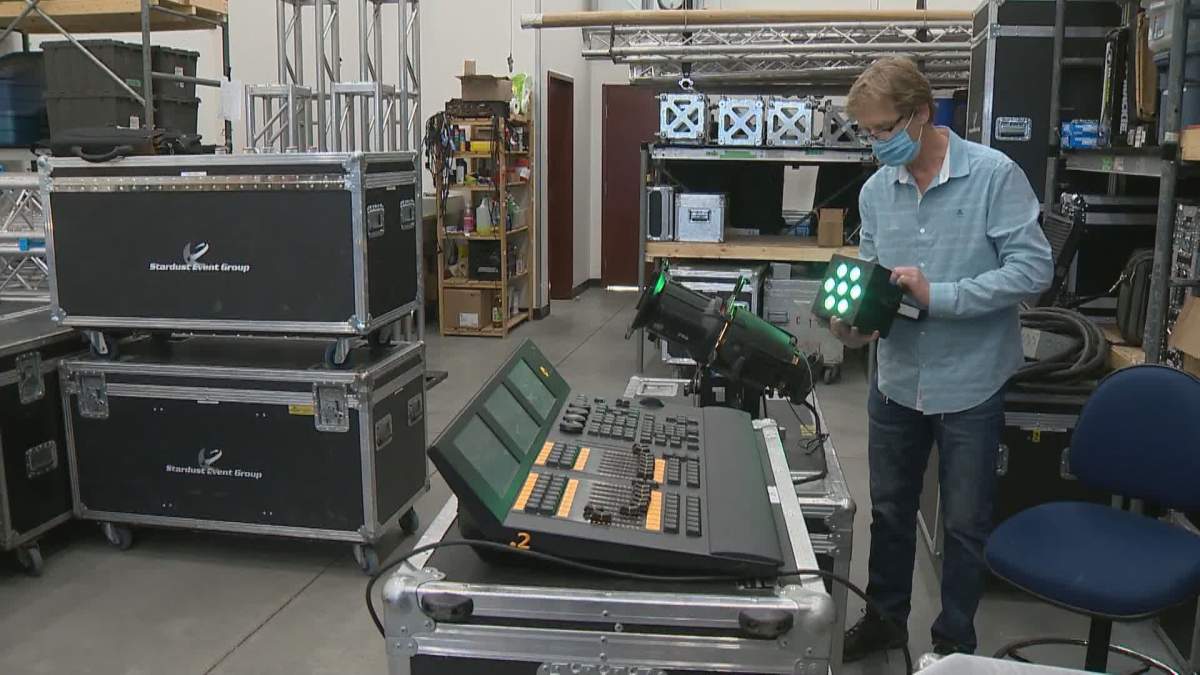 Calgary audio/visual company copes with no bookings this holiday season