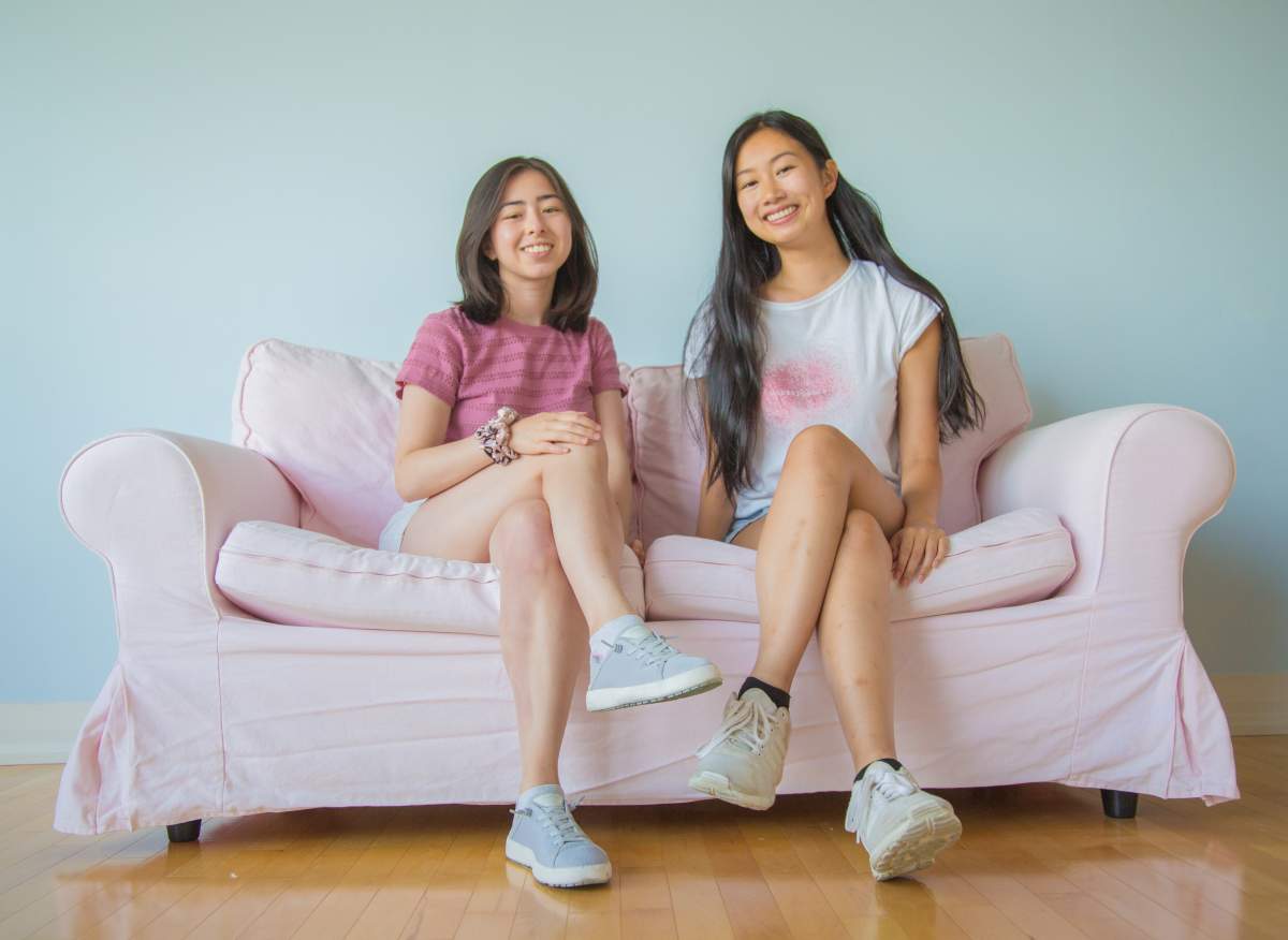 Apricotton founders are Jessica Miao and Chloe Beaudoin.