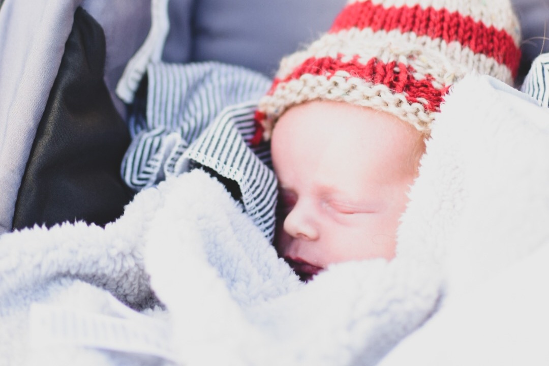 Gillian finally got to meet her newborn son, Travis, on the weekend. 