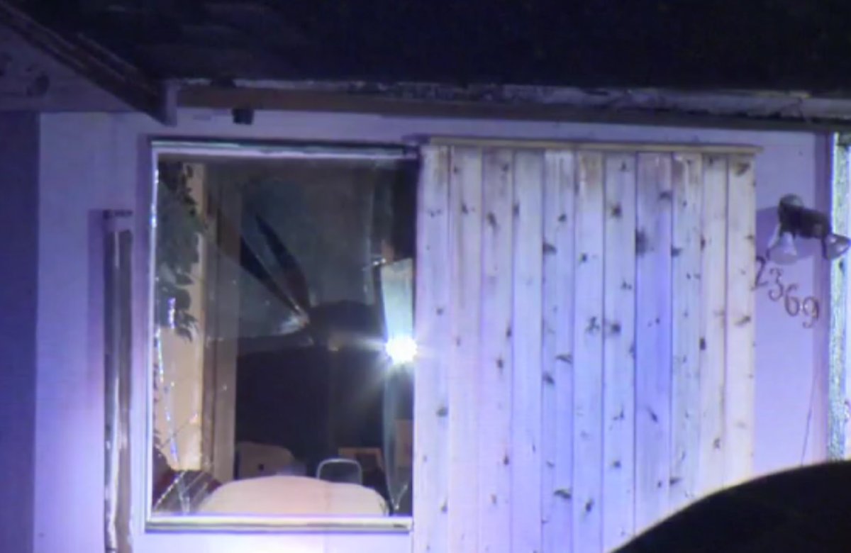 Abbotsford Police remain at scene of stand-off outside bullet-riddled ...