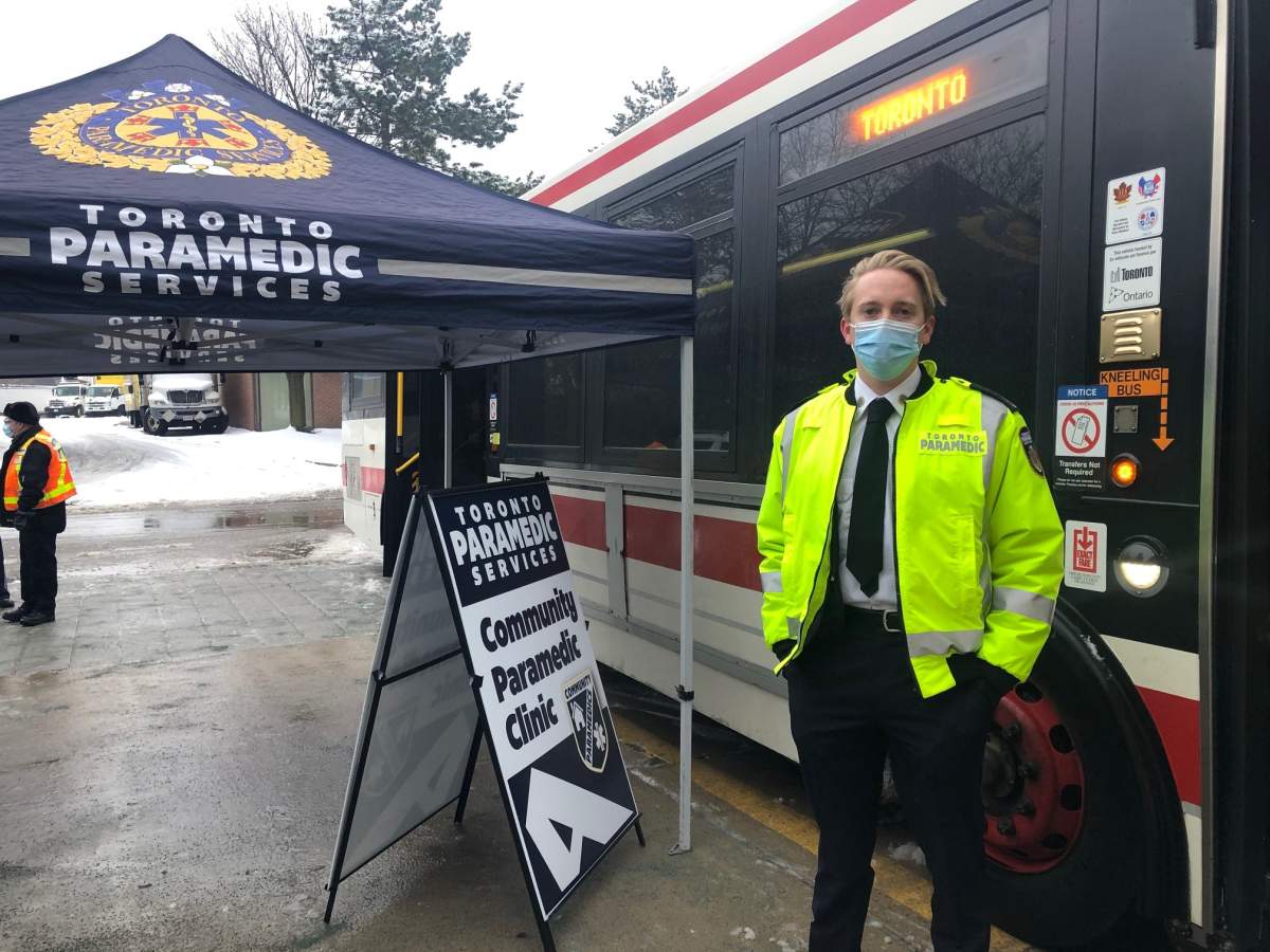 Kyle MacCallum with Toronto Paramedic Services said Toronto Public Health will be directing testing locations.